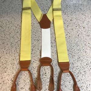 Brooks Brothers Suspenders Yellow